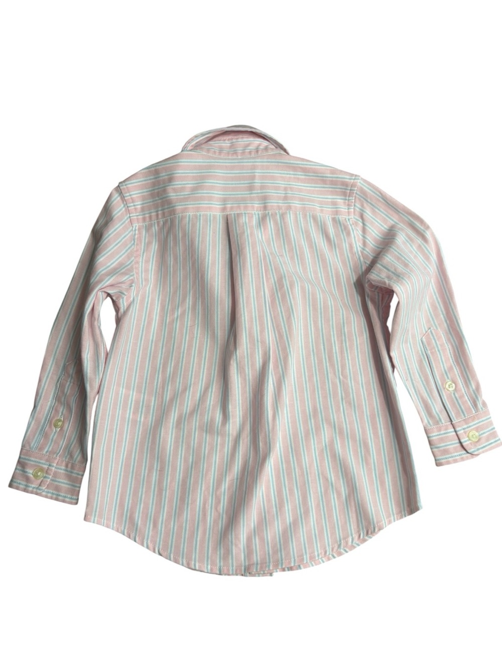 VINEYARD VINES Striped Oxford L/S Button Down Shirt in Pink/Blue Size 2T -- NWT - Picture 2 of 5